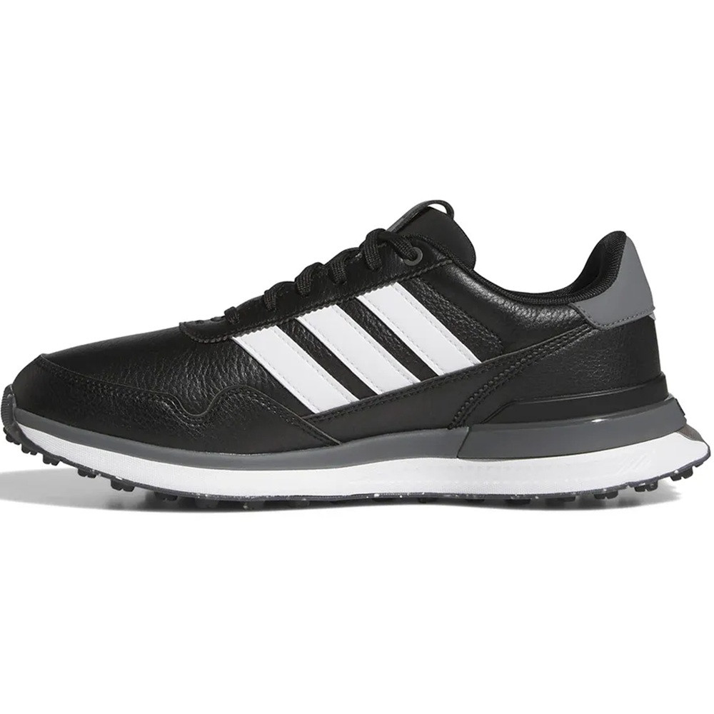 Adidas Men's S2G 26 Leather Golf Shoes - Black/White/Grey - Maple
